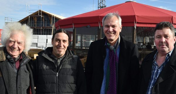 Auf der Alm geht’s nach vorne: Der Rohbau der Berghütte ist fertiggestellt