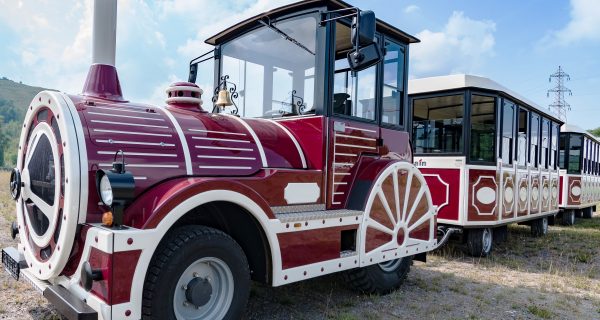 Mit dem Alm-Express geht’s wieder hoch zum Plateau